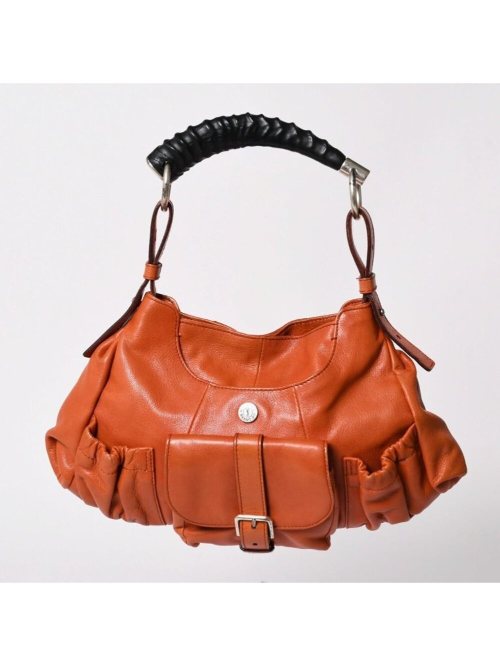 Saint Laurent Mombasa Bag Deerhorn Silver